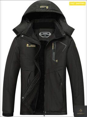 Waterproof Ski Jacket Warm Winter Snow Coat Hooded Windbreaker Jacket